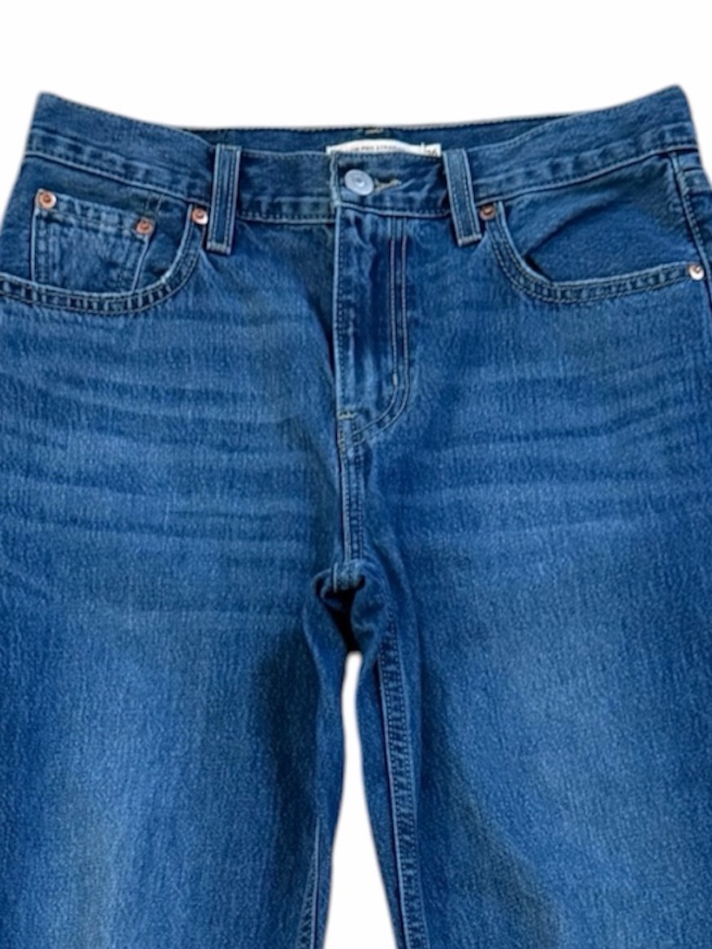 Levi's Women's Distressed Low Pro Straight Jeans Size 26 - Picture 4 of 15